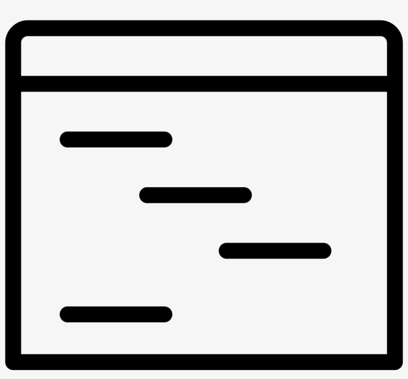 This Is A Picture Of A Paper With A Space On Top Where - Outline Icon, transparent png download