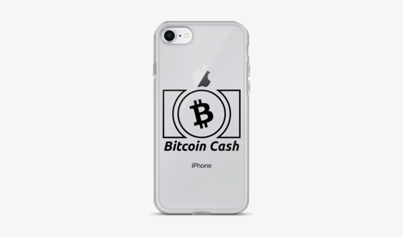Bitcoin Cash Outline Iphone Case - Mobile Phone Case, transparent png download