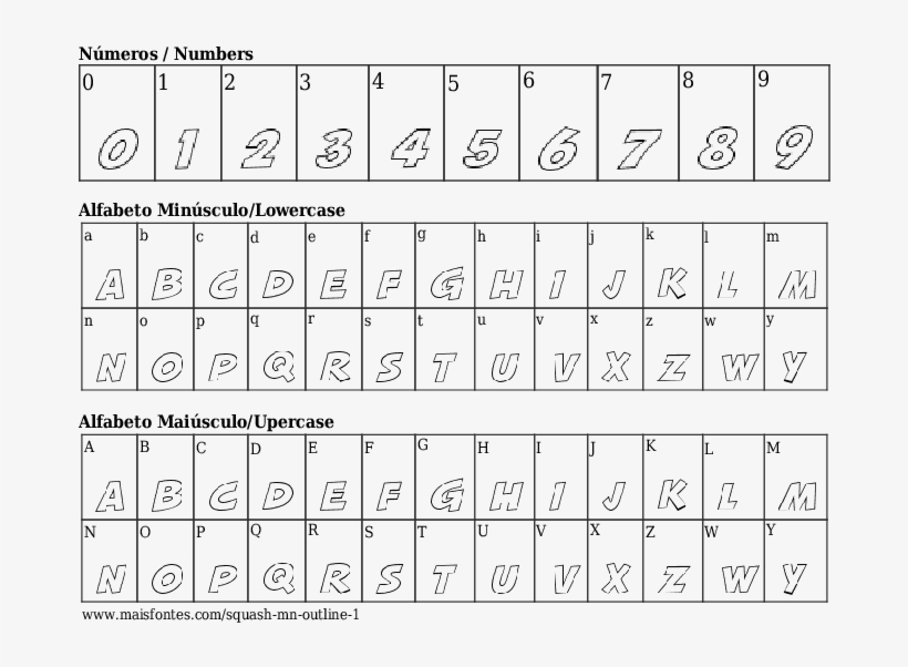 Fuente Detalles Squash Mn Outline - Alfabeto Pontilhado Minusculo Script, transparent png download