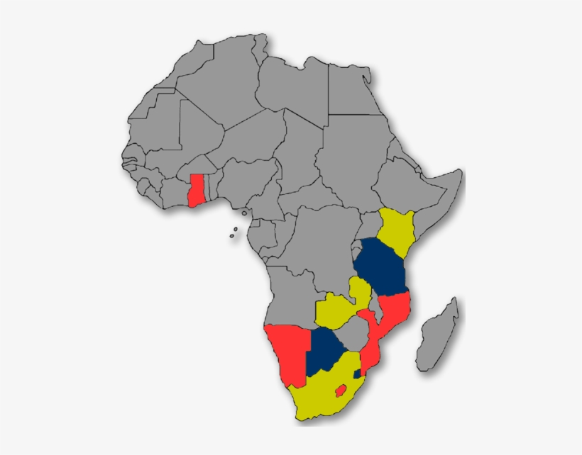 Map Of African Countries Where Mic Operates - Africa, transparent png download