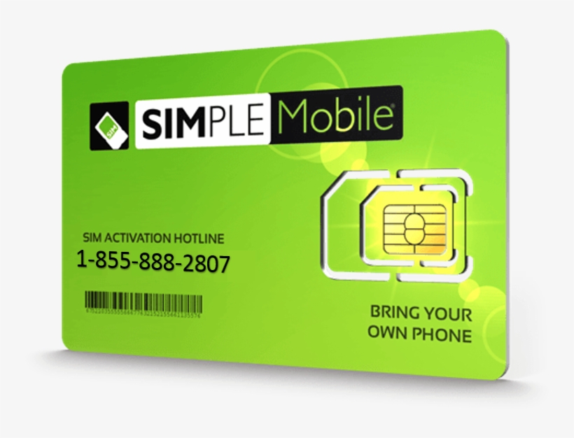 Larger Photo Email A Friend - Simple Mobile Micro Sim Card With Month Unlimited Everything, transparent png download