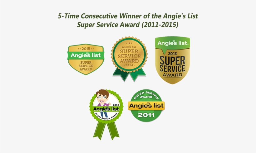 Angies List Super Service Award Winner 2011 2012 2013 - Angie's List, transparent png download