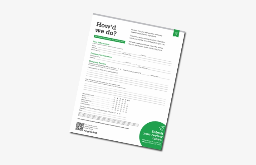 Angies List Form - Official Journal Of The American Academy Of Pediatrics, transparent png download