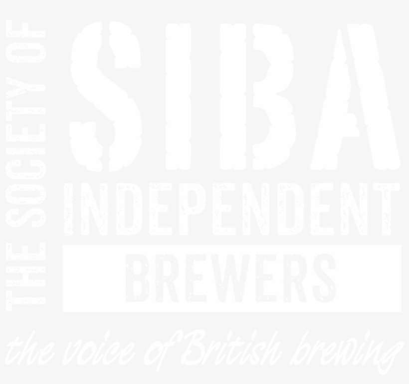 Default Siba Logo White On Clear - Siba Independent Brewers, transparent png download
