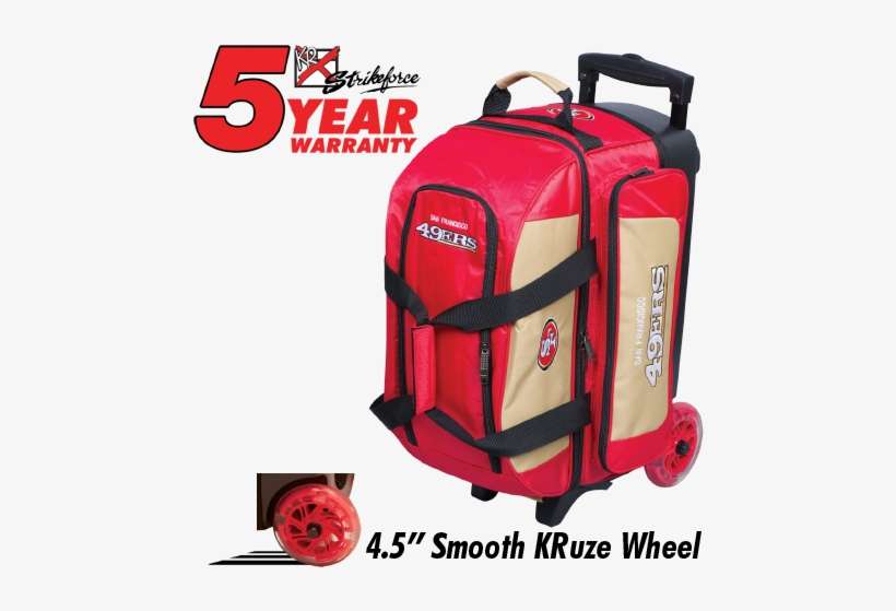 Kr Strikeforce Nfl San Francisco 49ers 2 Ball Roller - Kr Strikeforce Kr Cruiser Smooth Double Roller Camo, transparent png download
