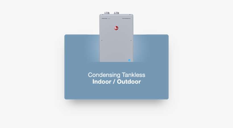 Rheem High Efficiency Condensing Tankless Water Heater - Paper, transparent png download