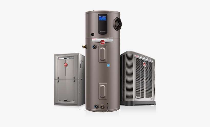 Sect 1 Feat - Rheem Prestige Hybrid Electric Water Heater - 65 Gal, transparent png download