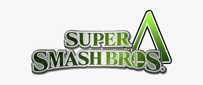 Wii U Logo - Super Smash Bros Title, transparent png download