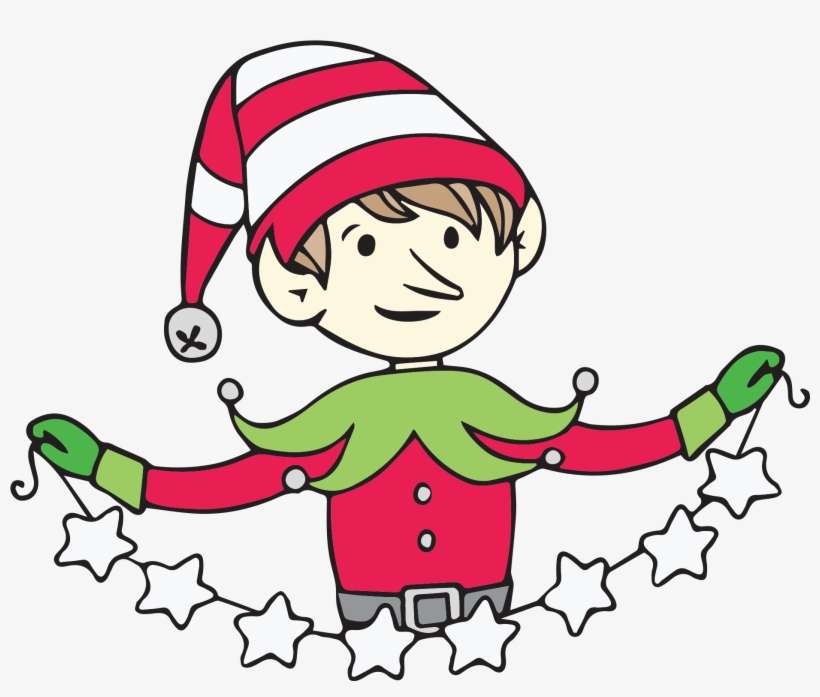 Elf Mit Stern-gruß-karte Grußkarte, transparent png download