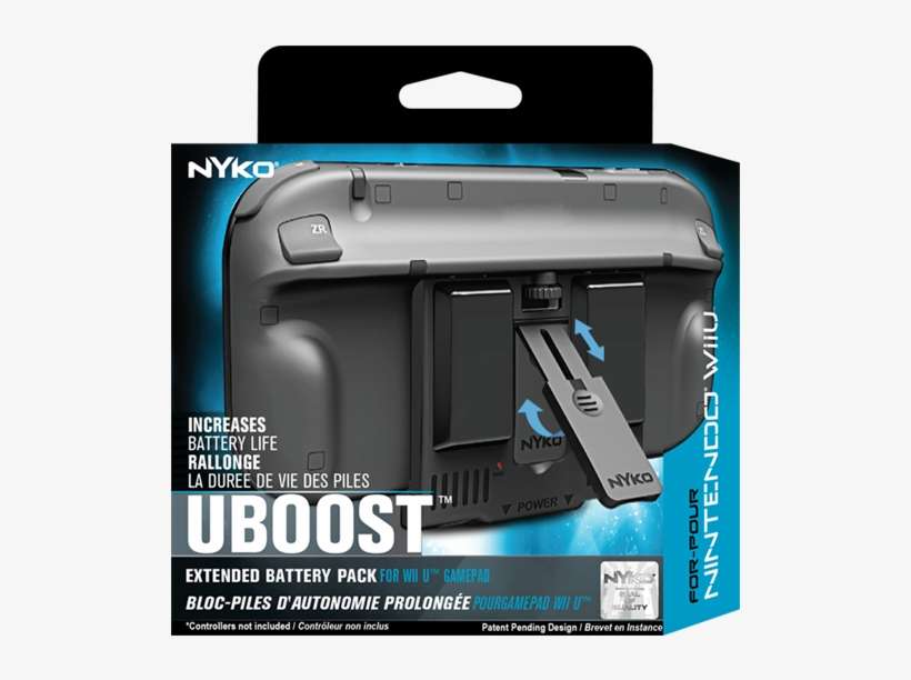 Uboost For Wii U - Wii U Nyko U Boost, transparent png download