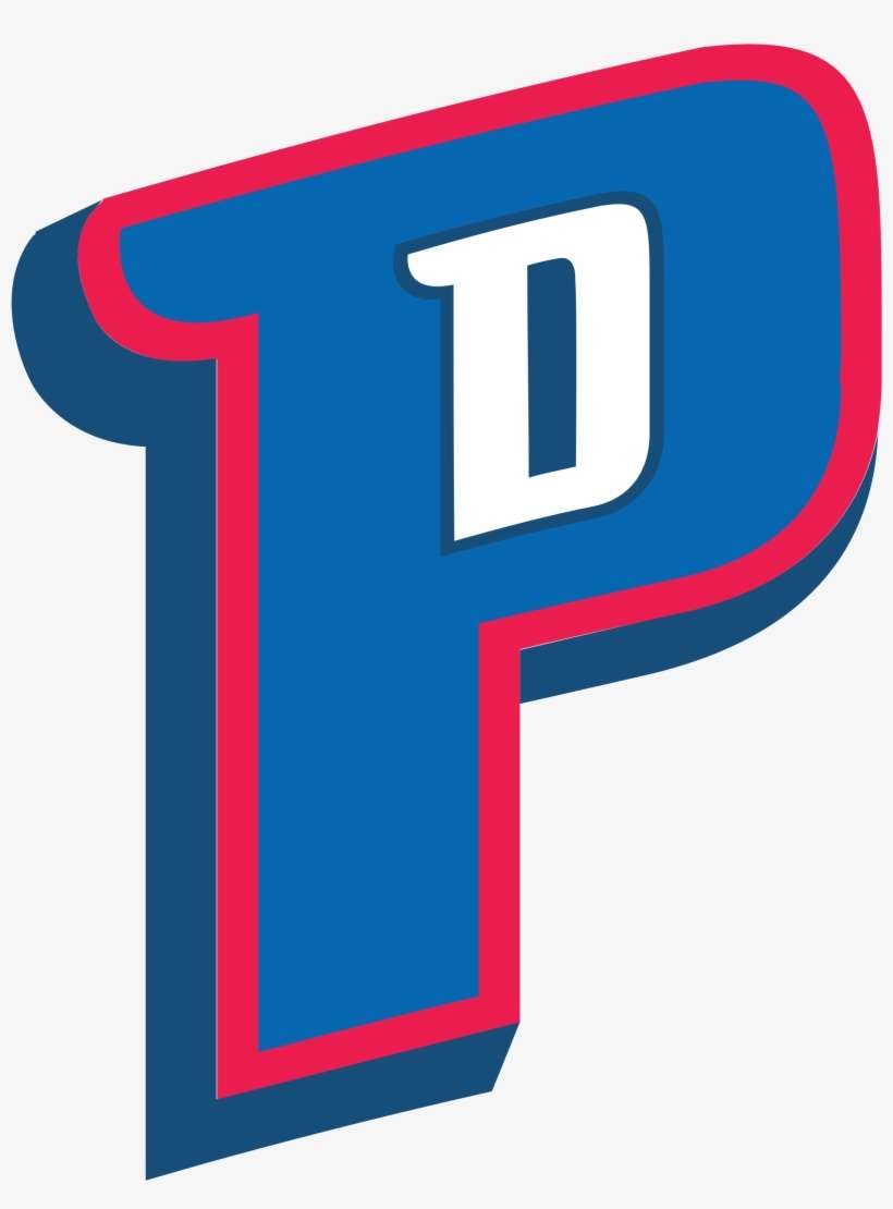 Open - Detroit Pistons P Logo, transparent png download