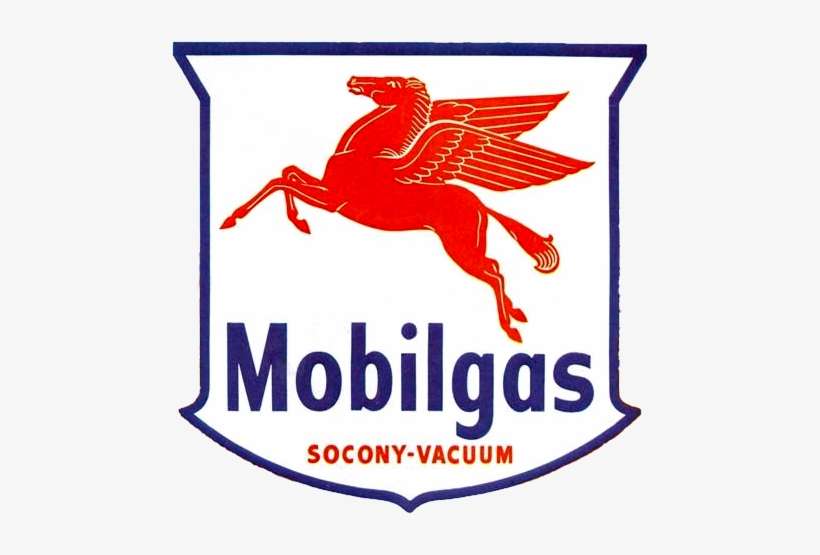 Image - Mobil Gas Sign, transparent png download