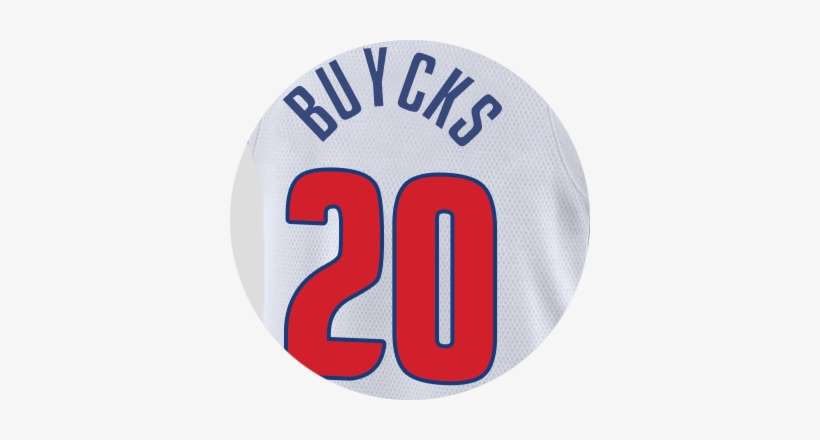 Detroit Pistons Dwight Buycks - Josh Donaldson Game Worn Jersey, transparent png download