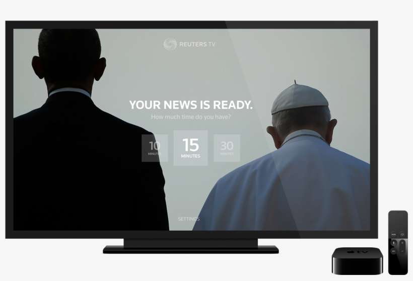 Your Next Apple Tv Could Deliver An Output Resolution - Obama And The Pope About To Drop, transparent png download