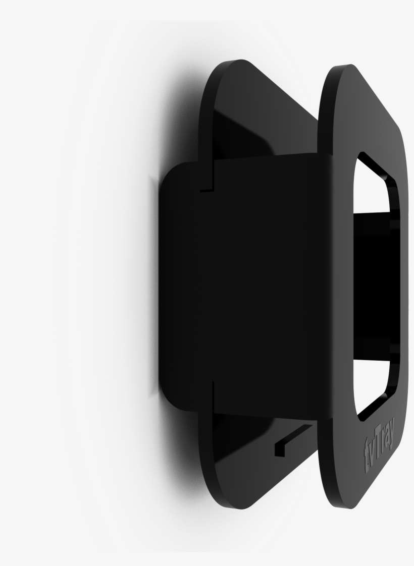 Tvtray - H-squared Tvtray 2010, Wall Mount For Apple Tv 2, Black, transparent png download