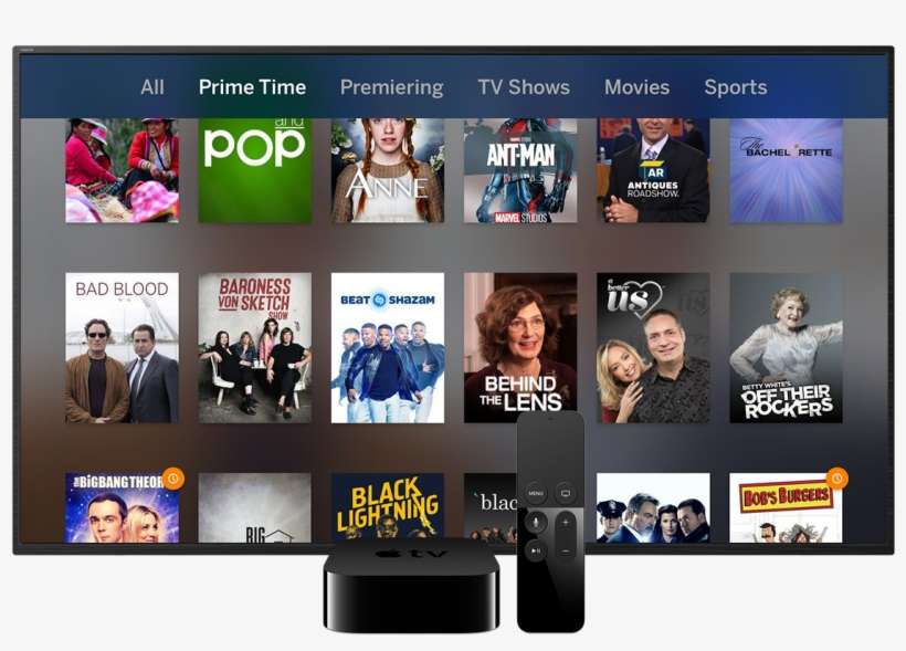 Discover Live Tv & Dvr Shows On Your Apple Tv - Jpeg, transparent png download