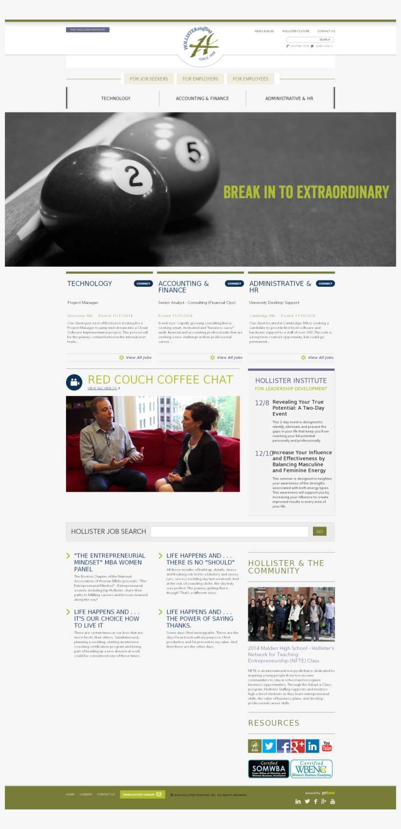 Hollister Staffing Competitors, Revenue And Employees - Online Advertising, transparent png download