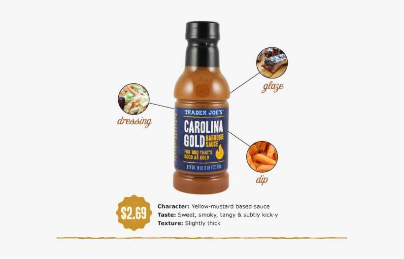 Carolina Gold @ Trader Joe's - Trader Joe's Carolina Gold Bbq Sauce, transparent png download
