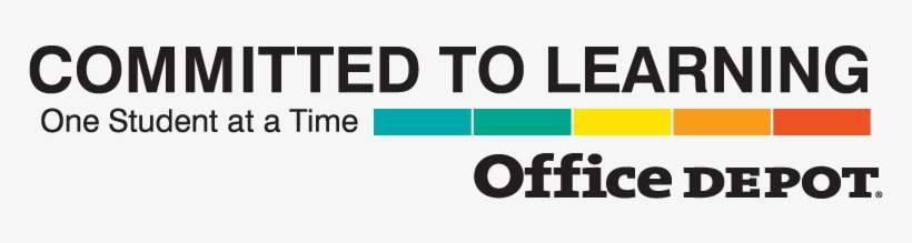 Office Depot, Inc - Office Depot Committed To Learning, transparent png download