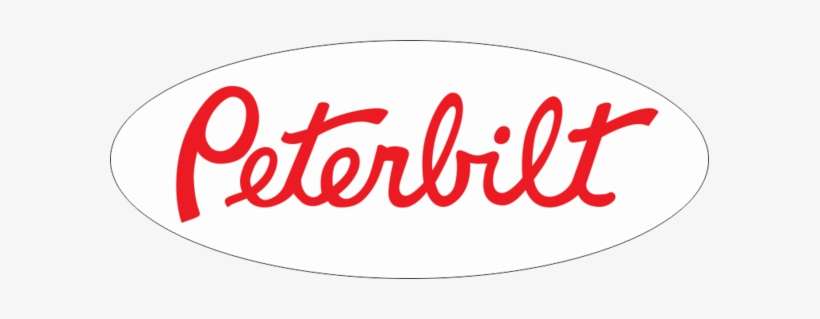 Peterbilt Hood Logo Skins - Ride Catalog Peterbilt Motors 24" X 30" Black &, transparent png download