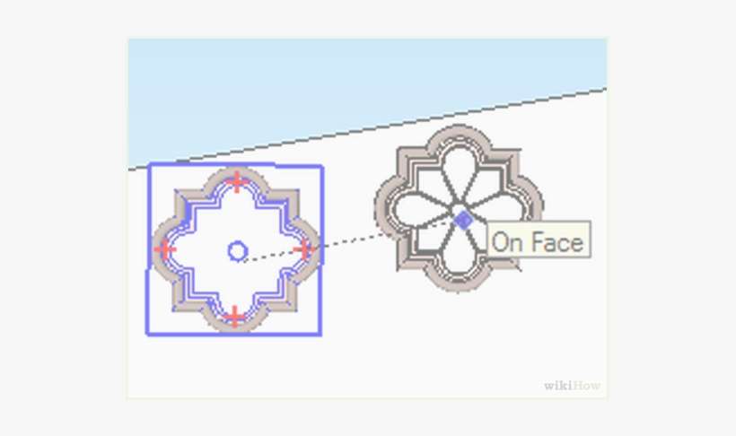 Image Titled Create An Off Axis Linear Array In Sketchup - Circle, transparent png download