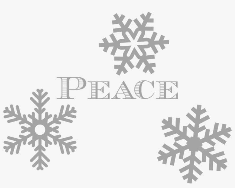 Peace Snowflakes Christmas Message From Coombe Mill - Let Her Eat Cake Birthday Card, transparent png download