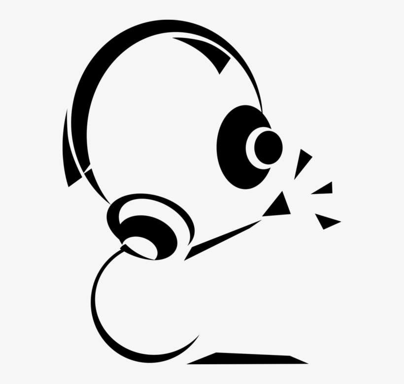 Vector Illustration Of Personal Audio Stereo Earphone - Headphones, transparent png download