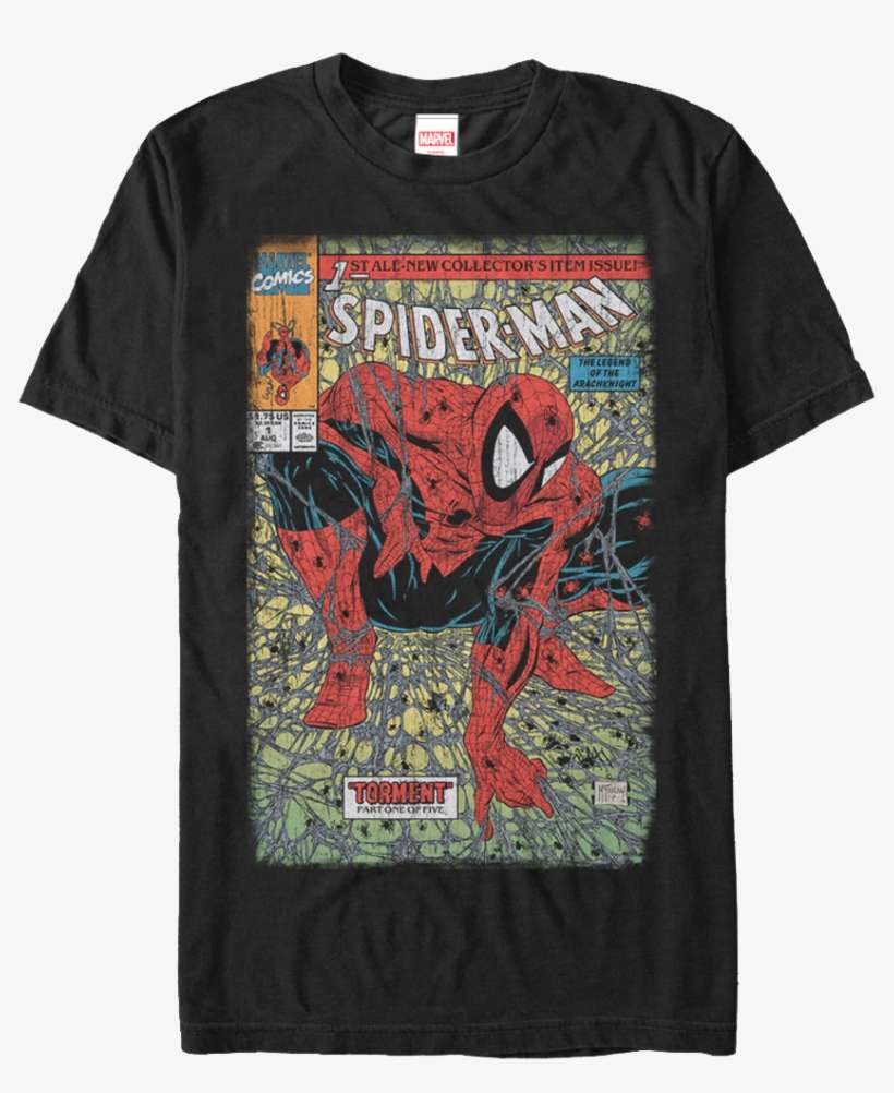 Spider Man Torment Comic Cover T Shirt - Todd Mcfarlane Spiderman Cover, transparent png download
