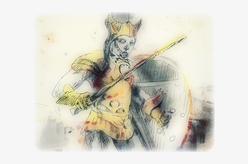 Along The Way, They'll Also Encounter The Warrior-cultist - Sketch, transparent png download