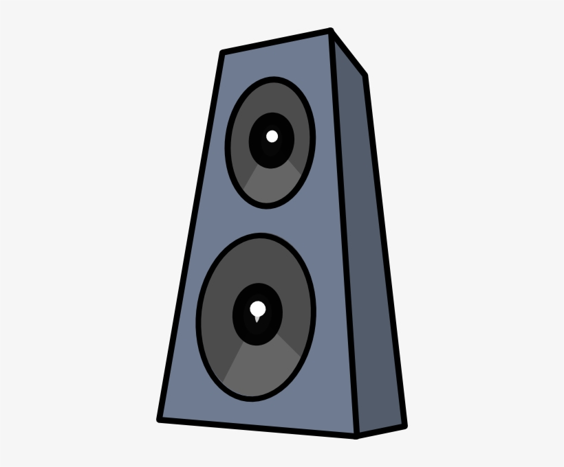 Speakers On Stands Clipart - Clipart Speakers, transparent png download