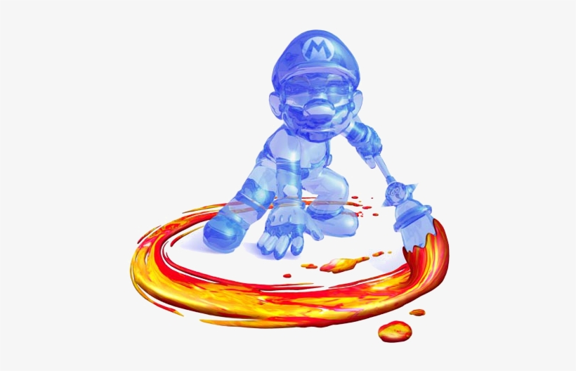 Shadow Mario Artwork - Mario Sunshine Shadow Mario, transparent png download