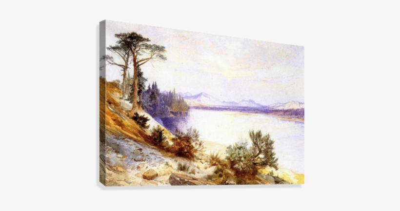 Head Of The Yellowstone River Canvas Print - Yellowstone National Park, transparent png download