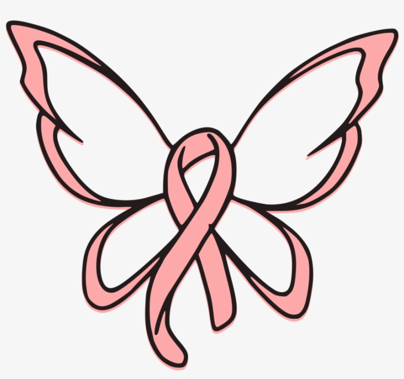 Breast Cancer Ribbon Svg, transparent png download