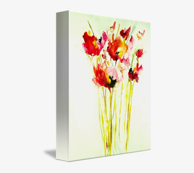 Pink Poppies By Karin Johannesson - Art, transparent png download