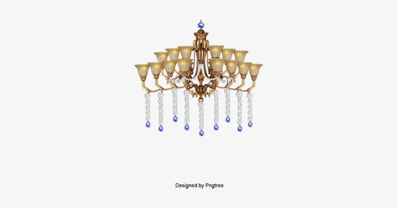 Model 3d Cartoon Home Furniture,exquisite Crystal Lamp - Furniture, transparent png download