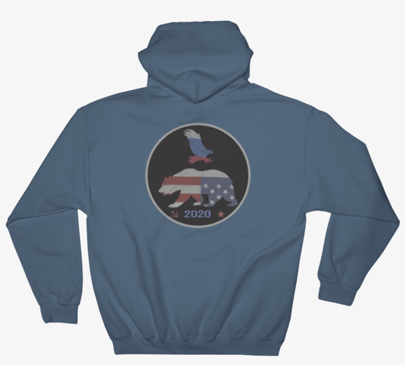 Trump Putin Bear And Eagle 2020 Campaign Hoodie - Hoodie, transparent png download