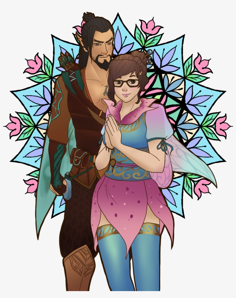Fairy Hanoz And Mei - Cartoon, transparent png download