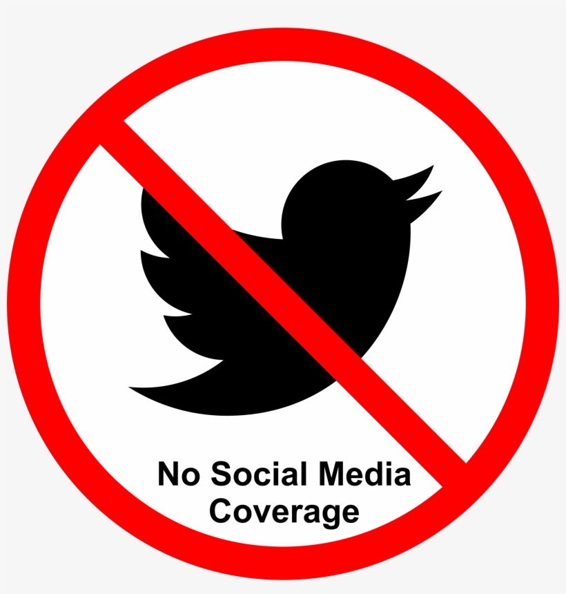 Social Media Not Allowed - Not Allow Social Media, transparent png download
