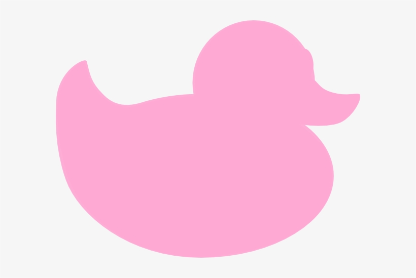Purple Duck Cliparts - Pink Rubber Duck Clipart, transparent png download