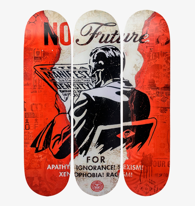Shepard Fairey No Future, transparent png download