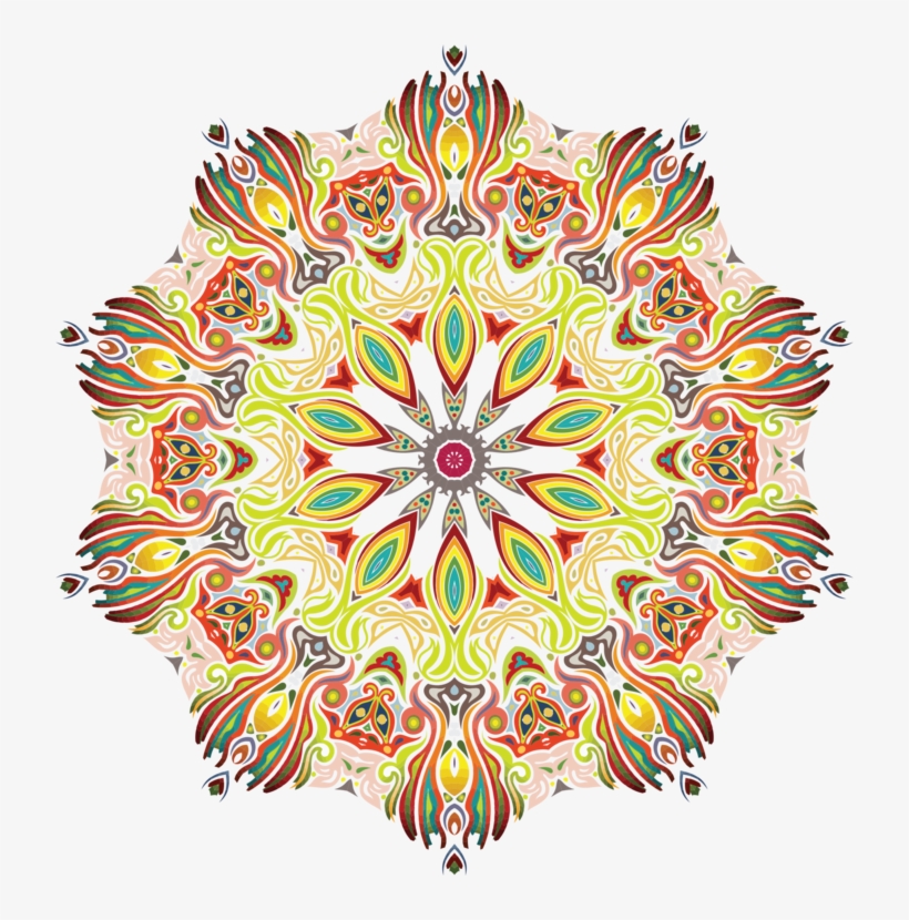 Computer Icons Watercolor Painting User Interface Art - Intricate Colorful Patterns, transparent png download