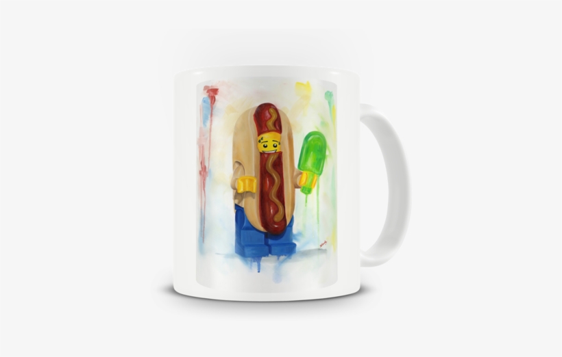 Hot Dog Mug - Vandor Ceramic Mug, transparent png download