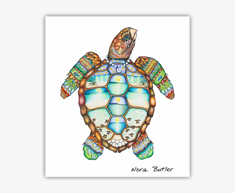 Nora Butler - Sea Turtle Christmas Ornament, transparent png download
