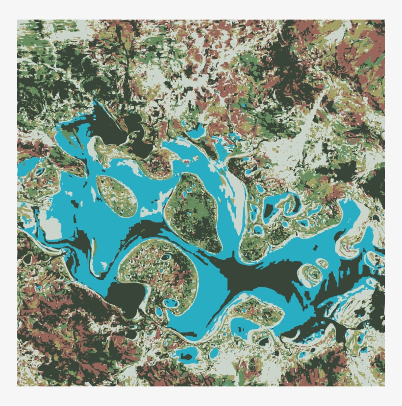 Earth Nasa Satellite Planet - Lake Carnegie, transparent png download