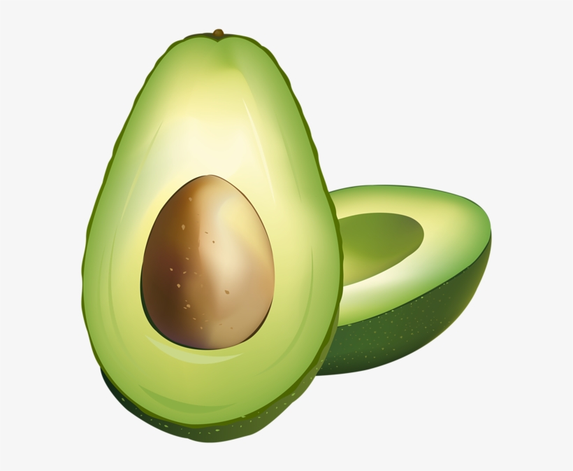 Avocado Png Clip Art - Avocado Clipart, transparent png download