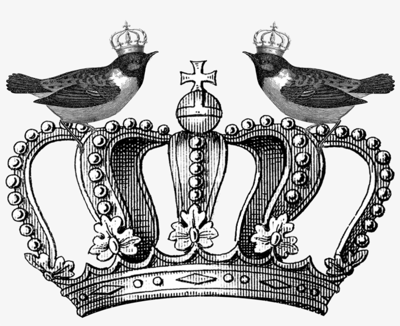 Drawn Crown Queen Crown - Unicorn Cufflinks, transparent png download