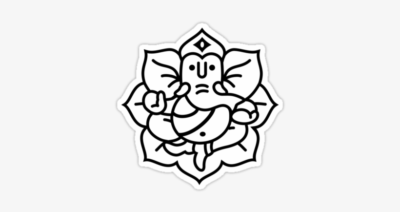 Ganesha Outline, transparent png download