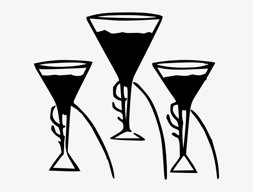 Jpg Free Wine Clip Art At - Alcohol Clipart Png Black And White, transparent png download