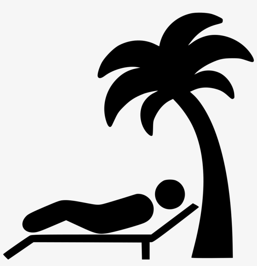 Lying On Beach Comments - Beach Icon Png, transparent png download