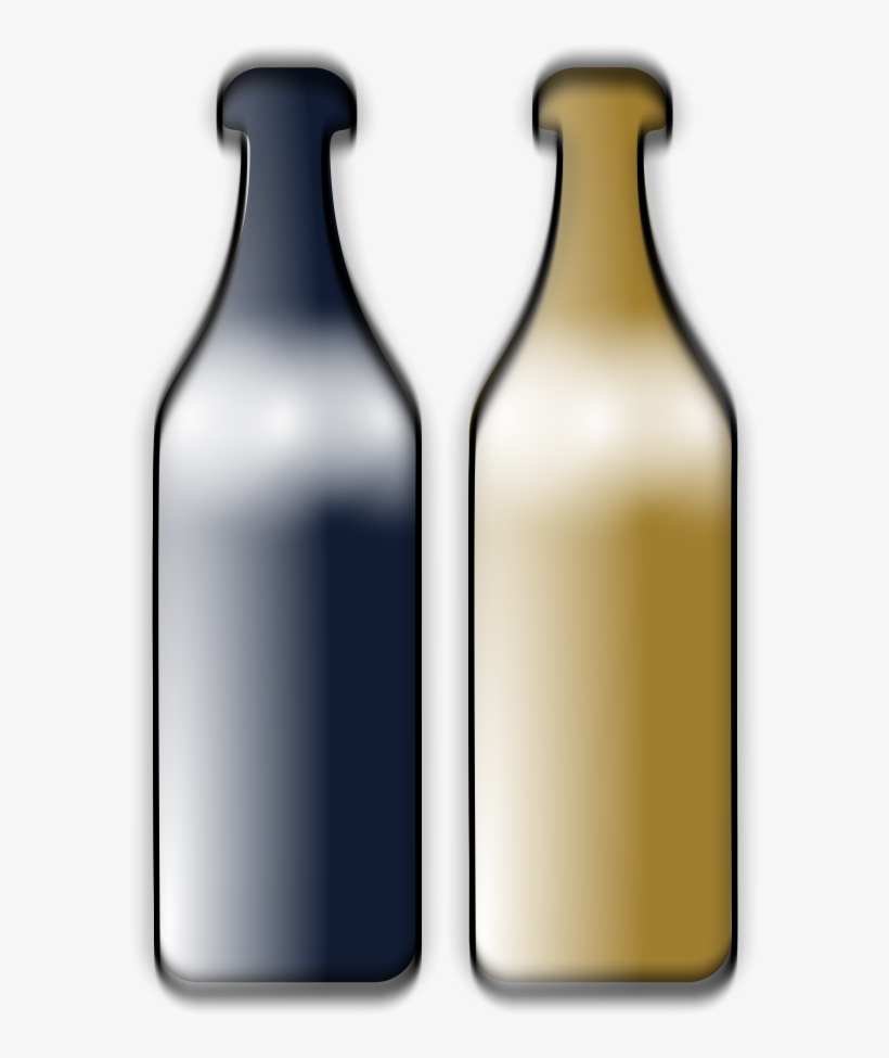 Drunken Wine Bottles Clipart, Vector Clip Art Online, - Bottle, transparent png download